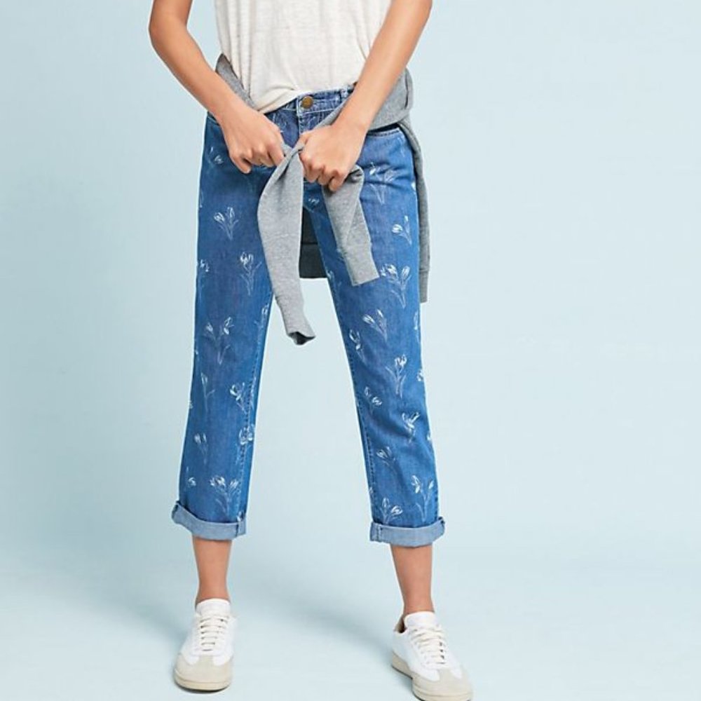 Current/Elliot mid-rise relaxed straight jeans